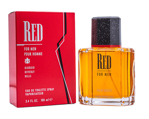 Red by Giorgio Beverly Hills 3.4 oz EDT for men