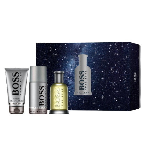 Boss Bottled #6 by Hugo Boss 3pc Gift Set EDT 3.4 oz + Deodorant Spray 3.6 oz + Shower Gel 3.3 oz for Men