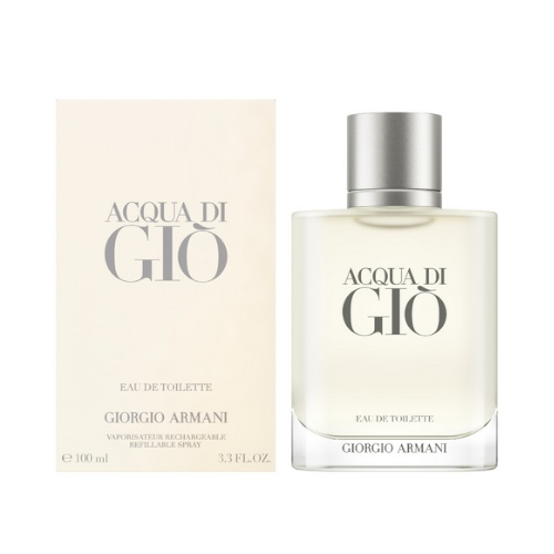 Acqua Di Gio by Giorgio Armani 3.3 oz EDT Refillable for Men