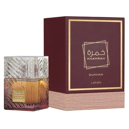 Khamrah Dukhan by Lattafa 3.4 oz EDP for Men