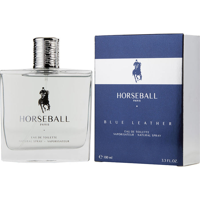 Horseball Blue Leather