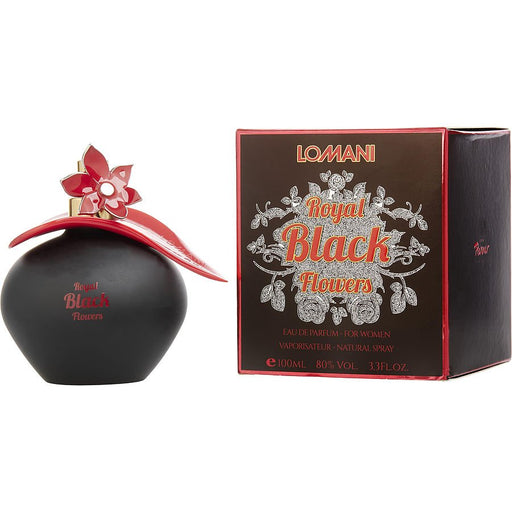 Lomani Royal Black Flower - 7STARSFRAGRANCES.COM