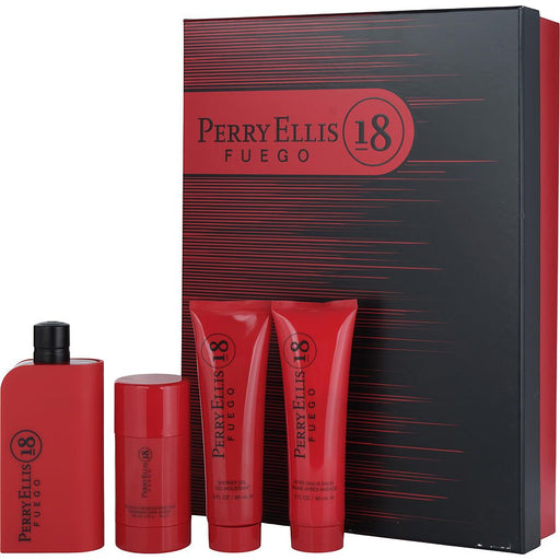 Perry Ellis 18 Fuego Cologne Set - 7STARSFRAGRANCES.COM